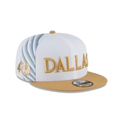 White Dallas Mavericks Hat - New Era NBA City Edition 9FIFTY Snapback Caps USA4193568